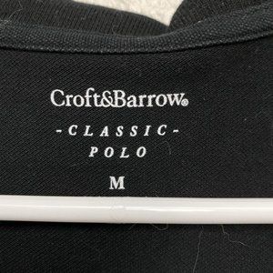 Croft & Barrow Black Polo
